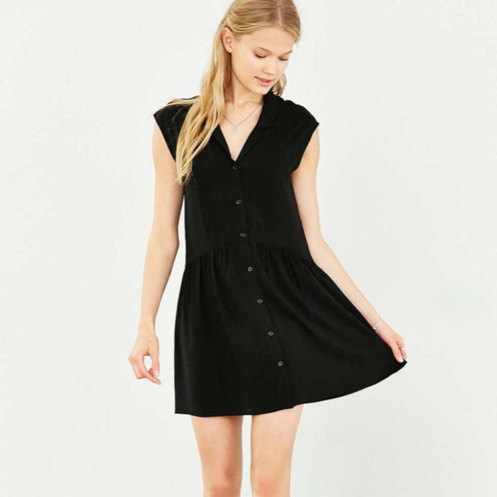 Button front shirt dress by COPE - size XS